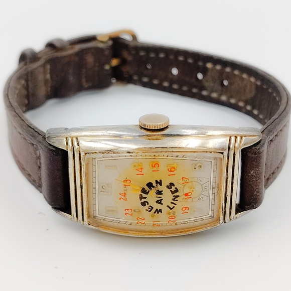 Vintage Western Air Lines Numbered Swiss Watch - Picture 3 of 7